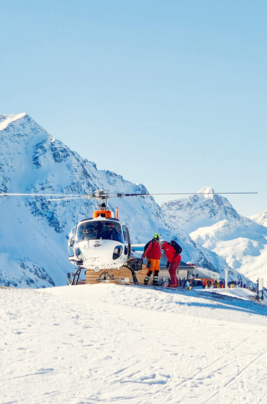 Heli-skiing with Skischule Schlosskopf Lech